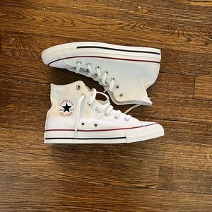 White All-Star Converse HighTops